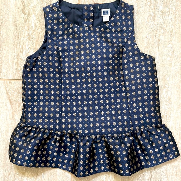Janie and Jack bow in the back peplum top !! - Picture 3 of 3